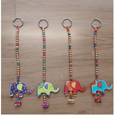 Hand painted Elephant danglers-thoran (small)